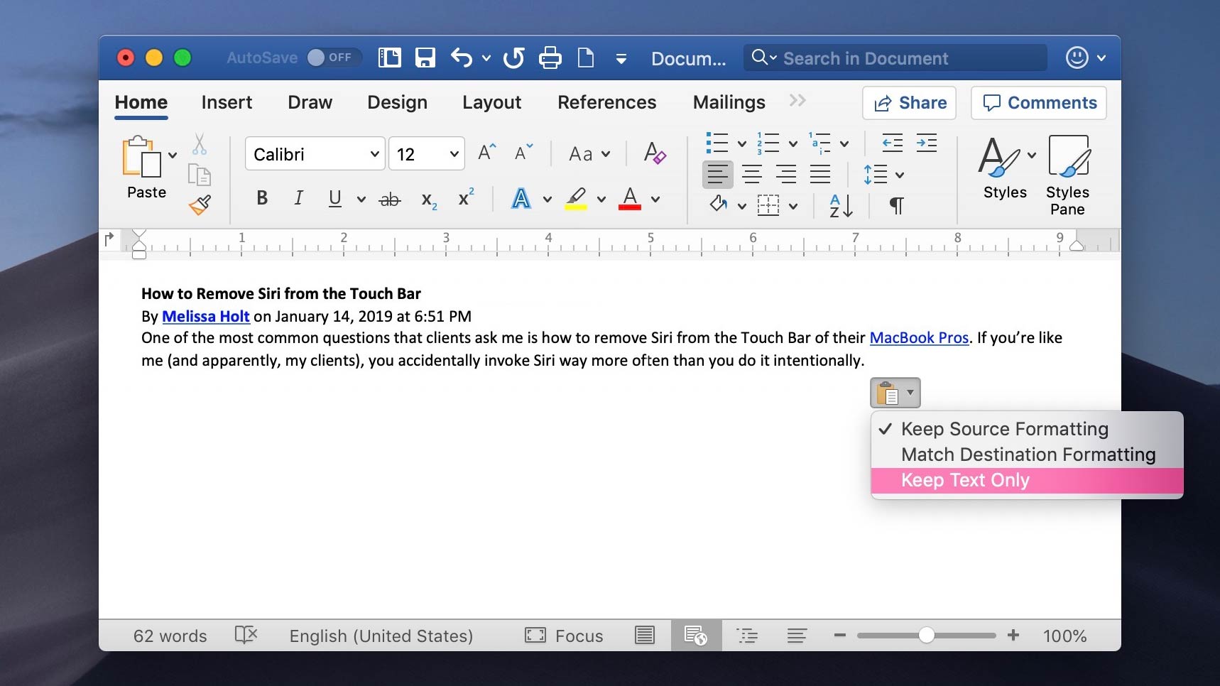 disable fonts in microsoft word for mac